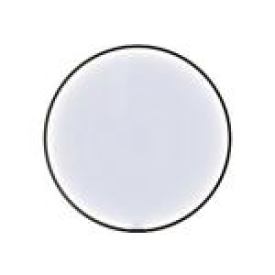 Dansani Rammespejl Moon med lysstyring Ø90 cm. Sort
